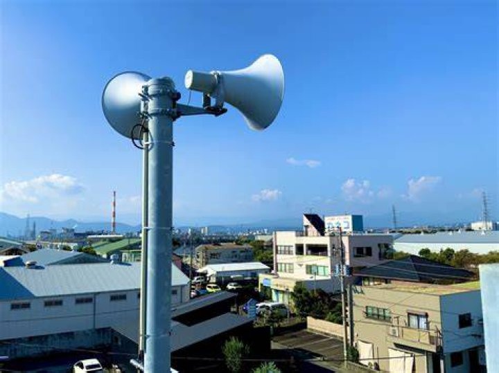 福津市の防災行政無線が鳴る様子をイメージできる写真